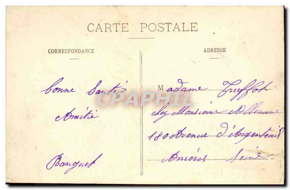 Beaumont-en-Auge (Calvados) - Rue de la Fontaine — J. Fillion, phot.-édit., Listieux — Rückseite