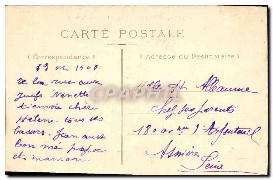 Beaumont-en-Auge (Calvados) — Rue aux Juifs — Éditeur : Beau mont (Calvados) — Reverso