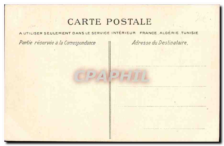 CPA Caen Chateau de Balleroy  — Verso
