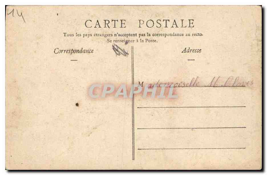 CPA Le Pigeonnier du Chateau Balleroy — Verso