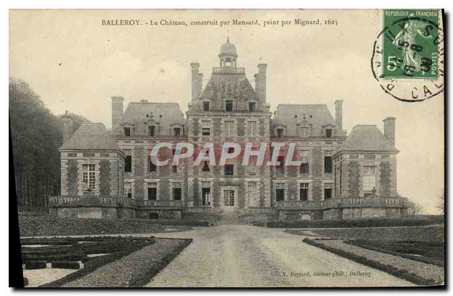 BalleroY - Le Château, construit par Mansard, peint par Mignard, 1625 — Y. Pertard, éditeur-photographe, Balleroy
