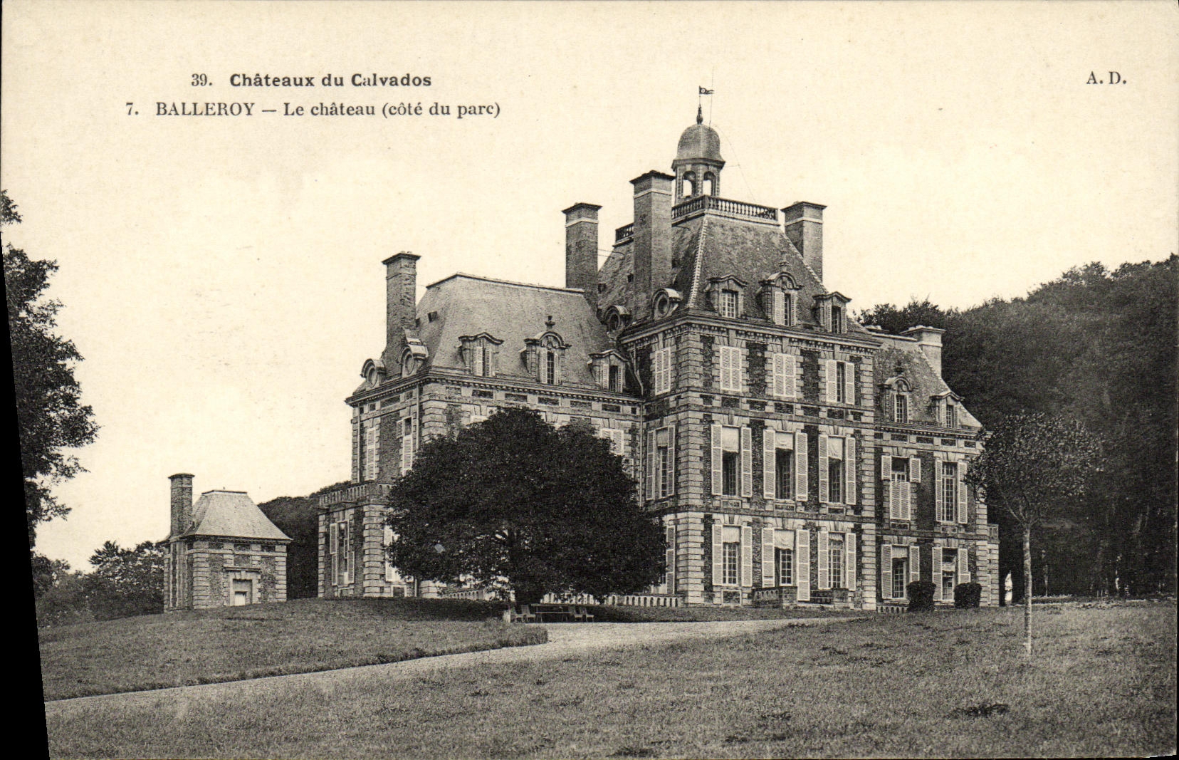 Balleroy — Das Schloss (Seite des Parks) — A.D. (Verleger)