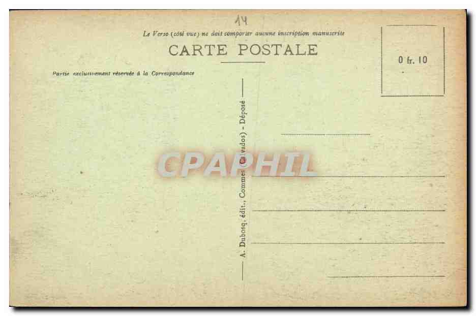 CPA Chateaux du Calvados Balleroy Le Chateau et ses deux pavillons — Verso