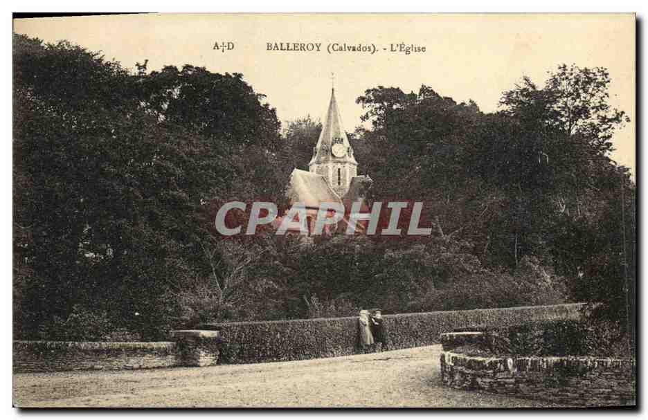 CPA Balleroy L Eglise
