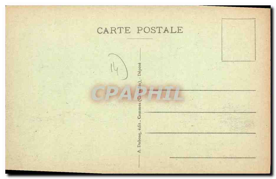CPA Balleroy L Eglise — Rückseite