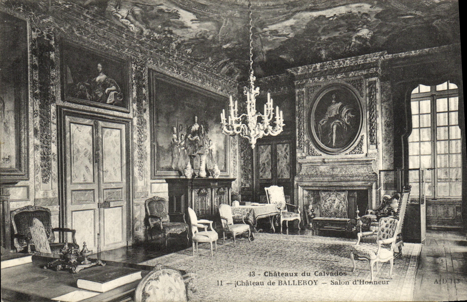 Château de Balleroy — Salon d'Honneur — Châteaux du Calvados