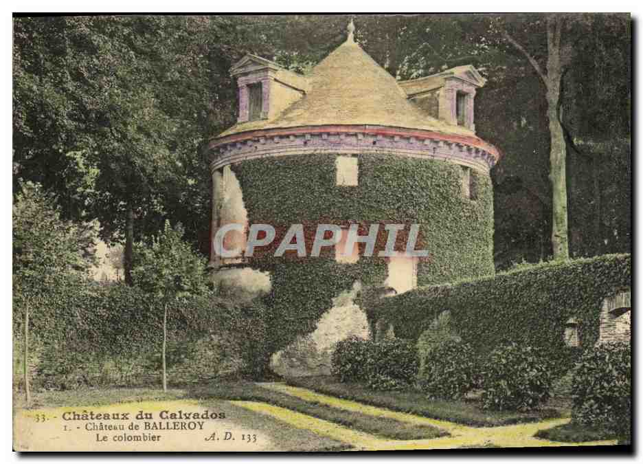 Châteaux du Calvados — Le colombier du Château de Balleroy — A.D. 133