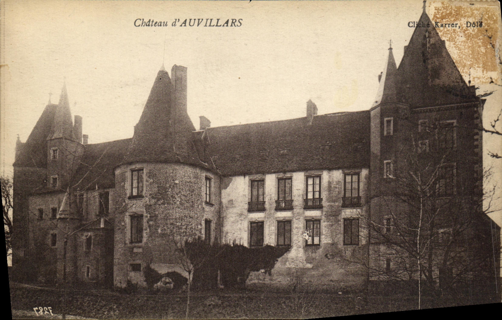 CPA Chateau d Auvillars