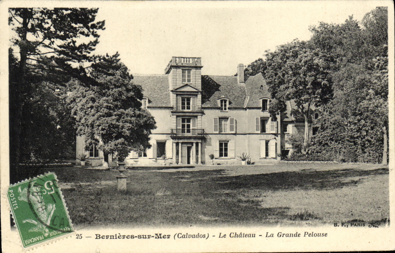 Bernières-sur-Mer (Calvados) — Le Château — La Grande Pelouse — B.F., Paris
