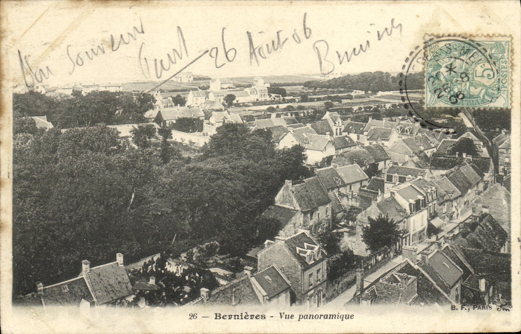 Bernières - Vue panoramique — B.F., PARIS — n°26