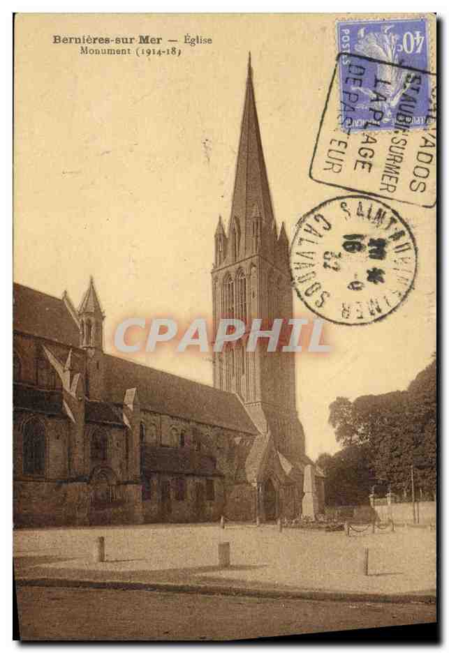 Bernières-sur-Mer — Église — Monument (1914-18)