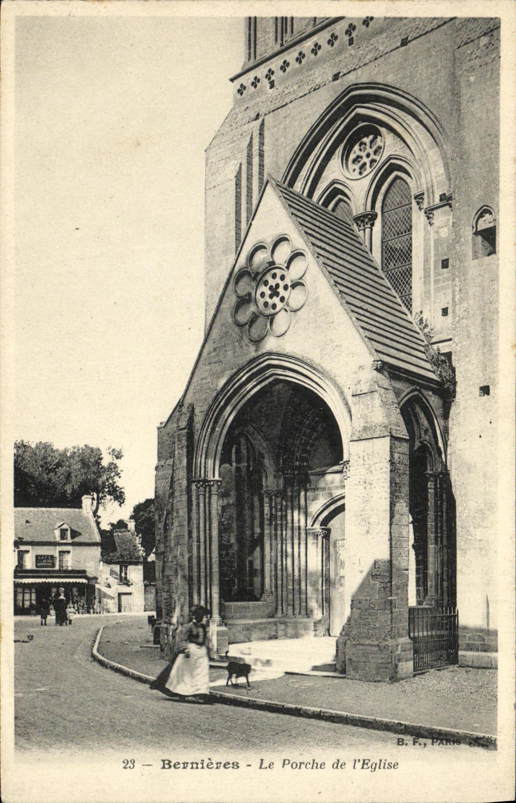 Bernières - Le Porche de l'Église — B.F., Paris 852