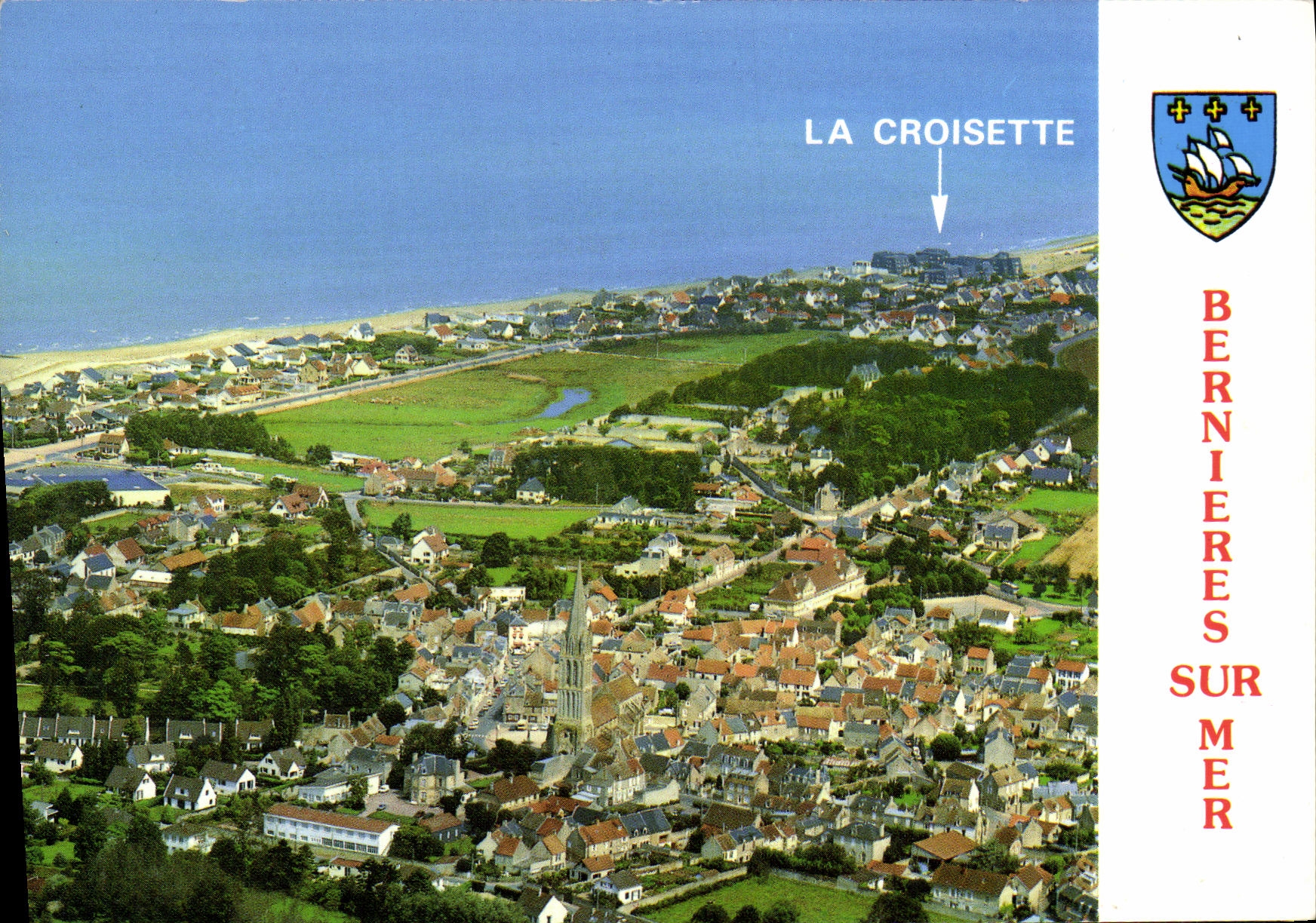 CPM Bernieres sur Mer Vue generale Croisette