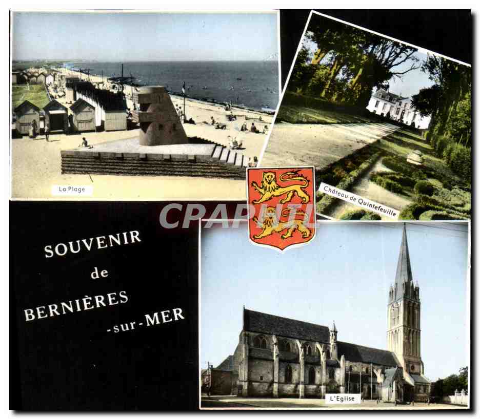 CPM Souvenir de Bernieres sur Mer 