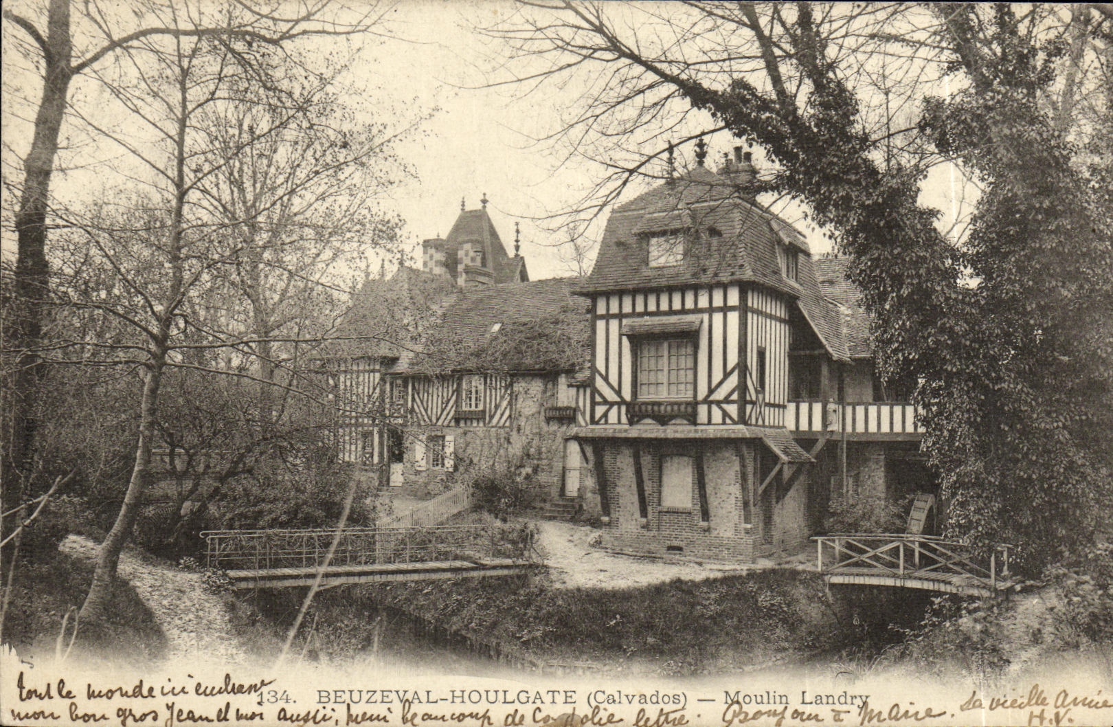Beuzeval-Houlgate (Calvados) — Mühle Landry — La Vieille Arie — H.V.