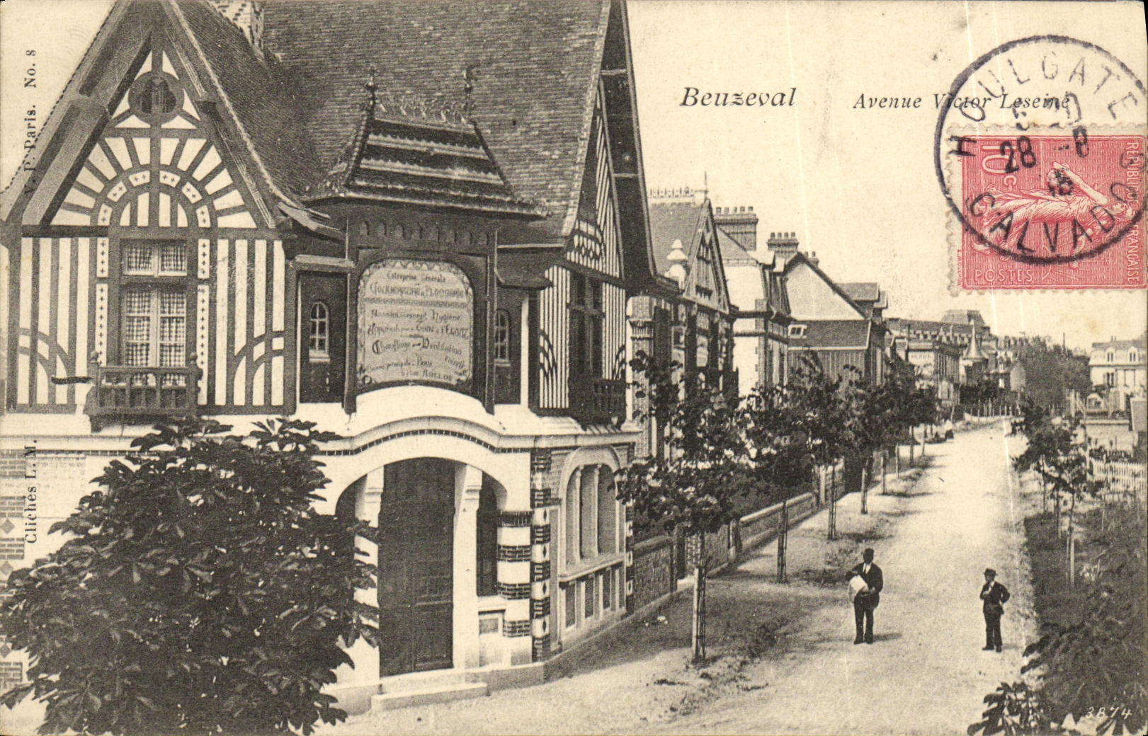 Beuzeval — Avenue Victor Leseme — V. P. Paris, No. 8