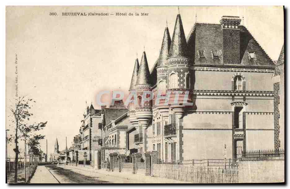 Beuzeval (Calvados) — Hôtel de la Mer — Éditeur : Berthelot, Allis, Garn. Dijon — N° 360