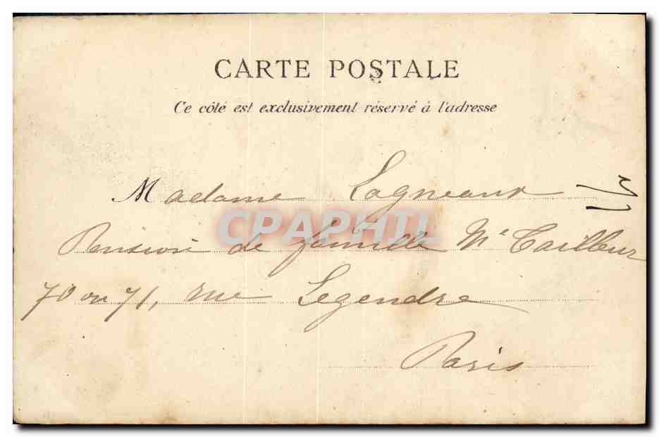 CPA Beuzeval Le Casino — Verso