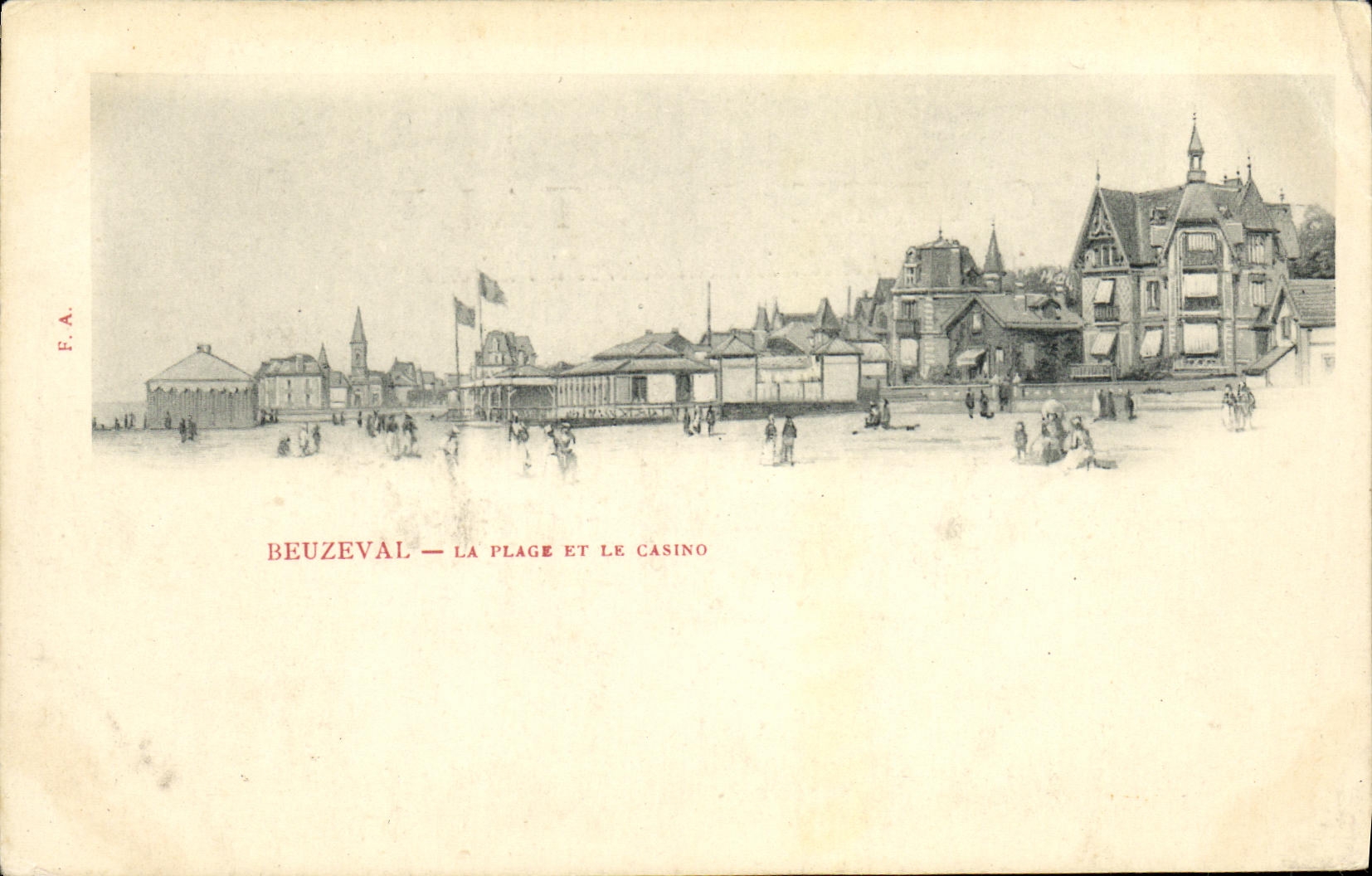 CPA Beuzeval La Plage et le Casino