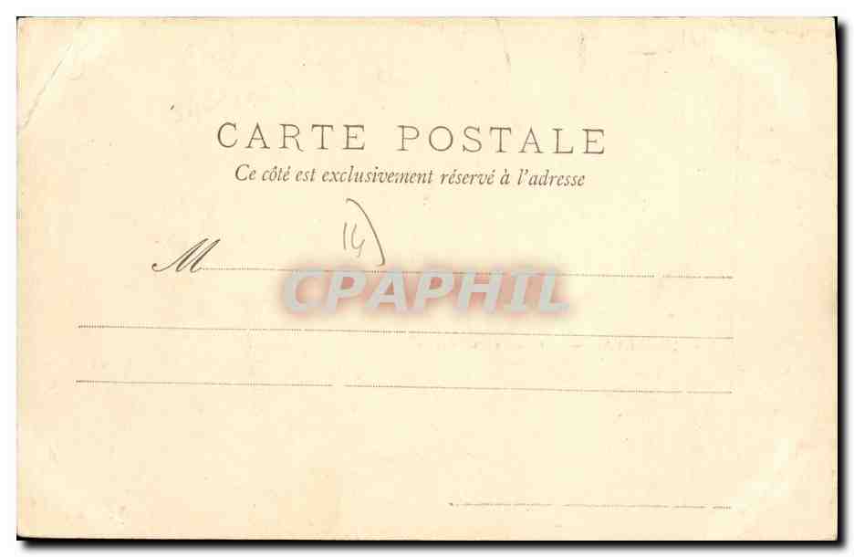 CPA Beuzeval La Plage et le Casino — Verso