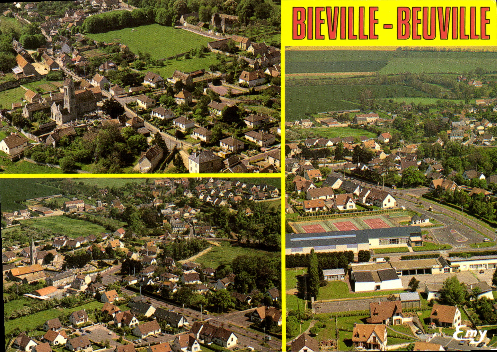 Bieville-Beuville — vue aérienne — Éditions Le Goubey
