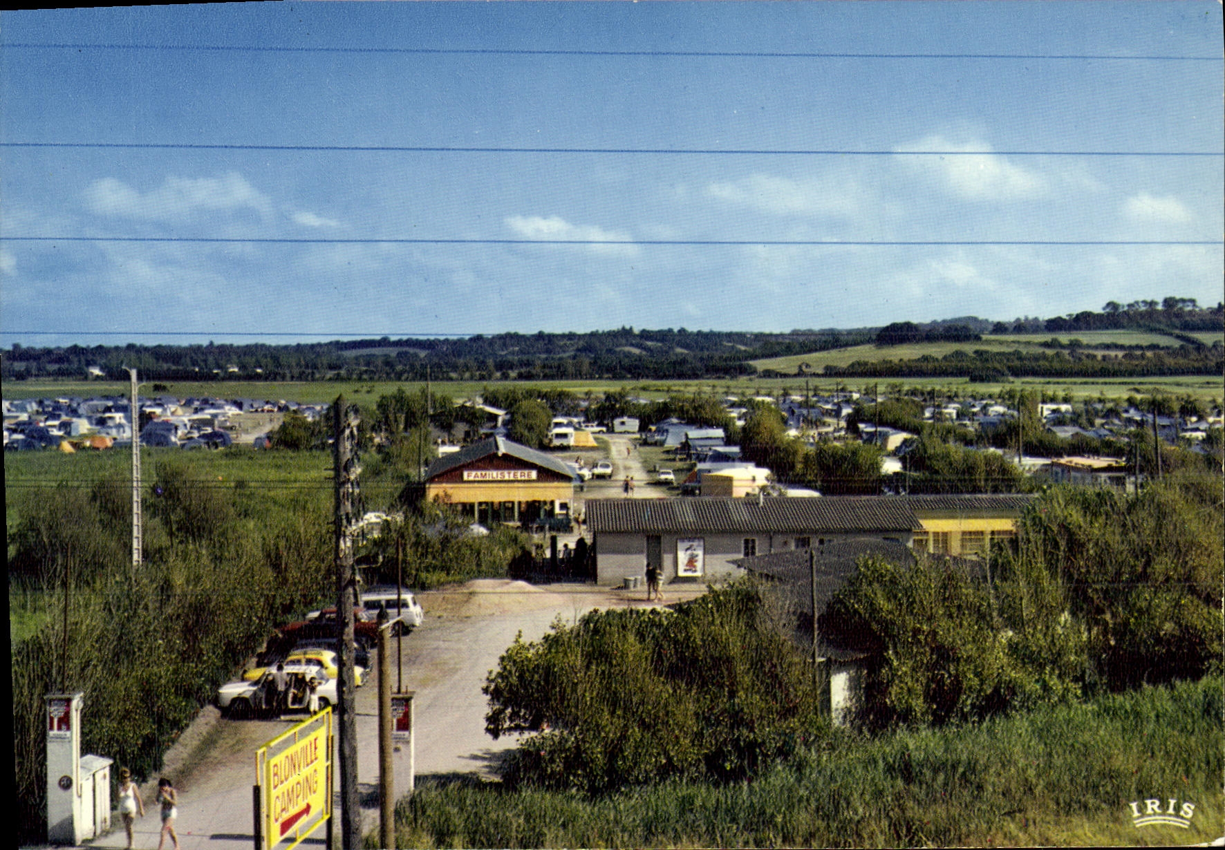 Blonville-sur-Mer — Camping — éditeur IRIS, n° de série 1654