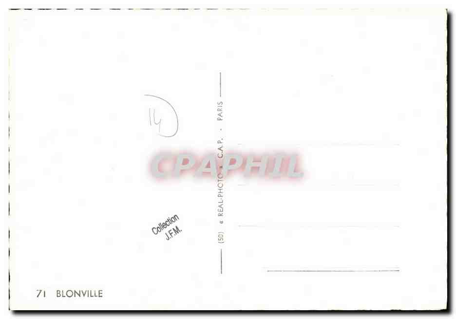Blonville — Souvenir de Blonville — CPAPHIL — Reverso