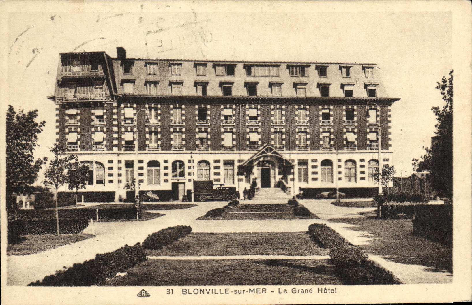 CPA Blonville sur Mer Le Grand Hotel