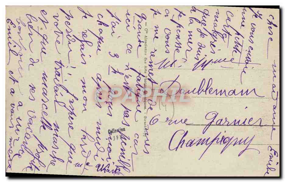 Blonville - La Plage — Galeries de Blonville, n°6 — Verso