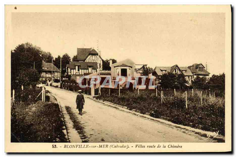 Blonville-sur-Mer (Calvados) — Villas route de la Chimère — G. Artaud, éditeur, Nantes
