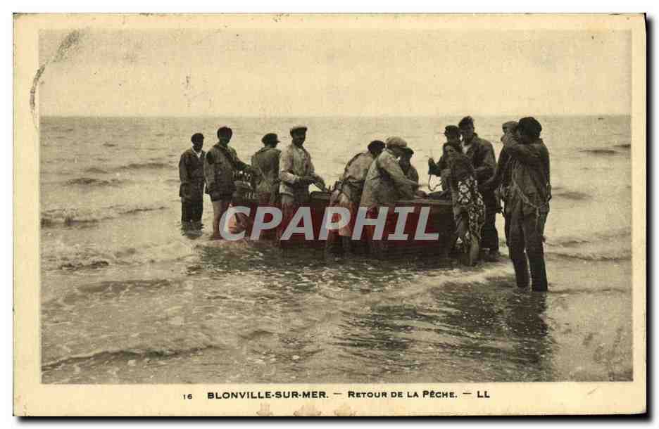 CPA Blonville sur Mer Retour de la Peche