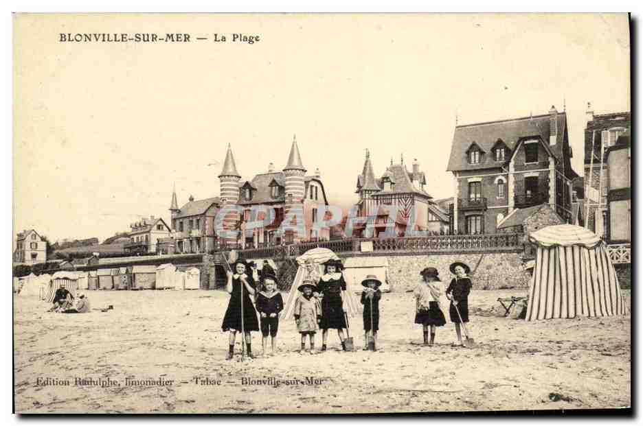 Blonville-sur-Mer — La Plage — Edition Rudulphe, Limonadier