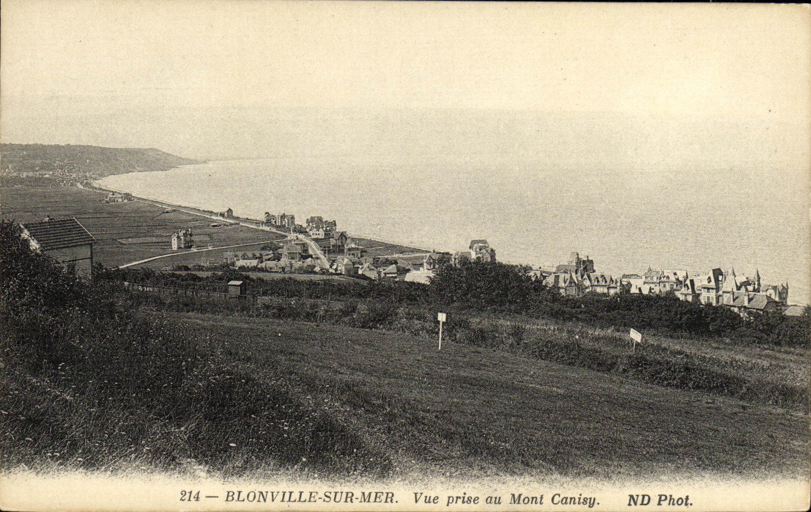 Blonville-sur-Mer — Vue prise au Mont Canisy — ND Phot. n° 214