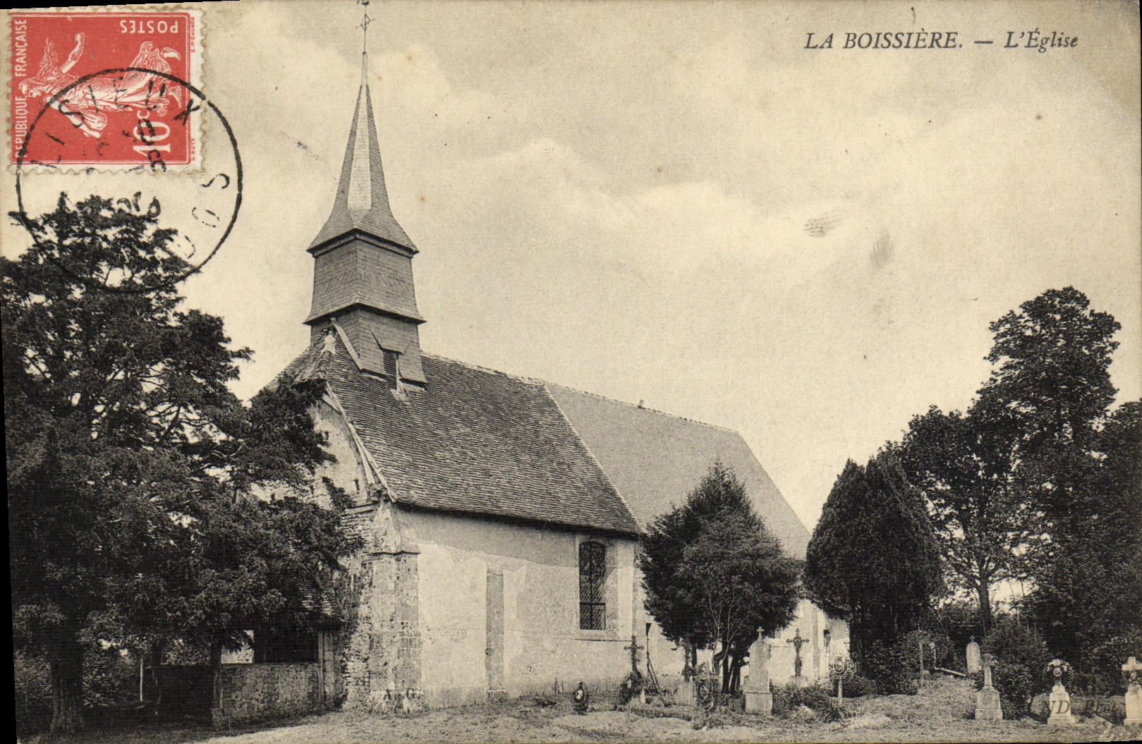 La Boissière — L'Église — Éditeur non identifié, n° de série non visible