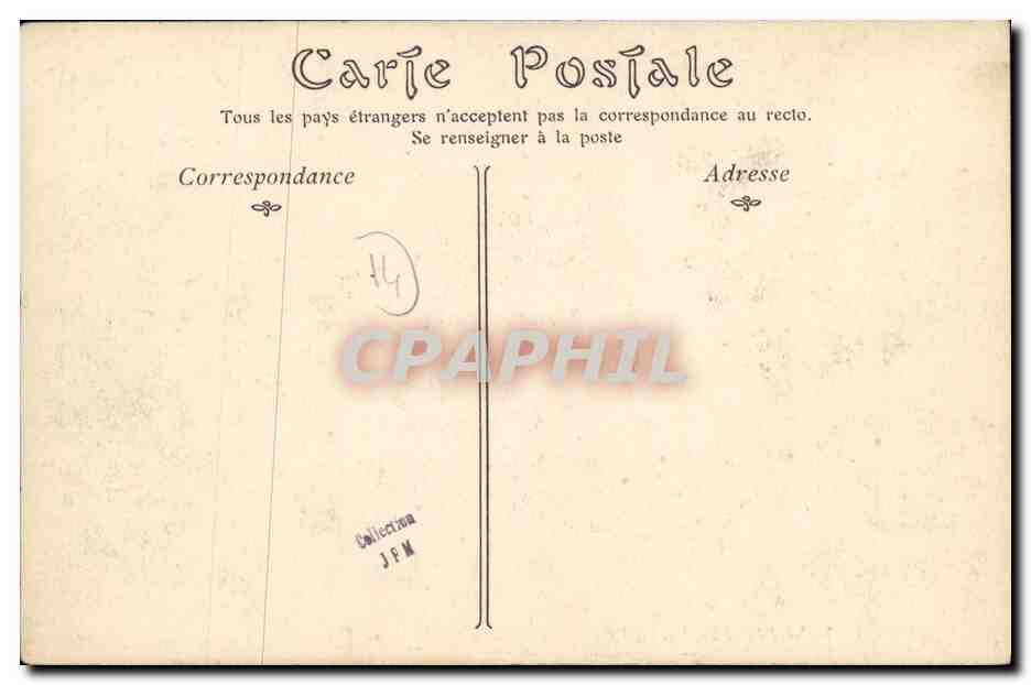 CPA Bonneville la Louvet La Mairie — Verso