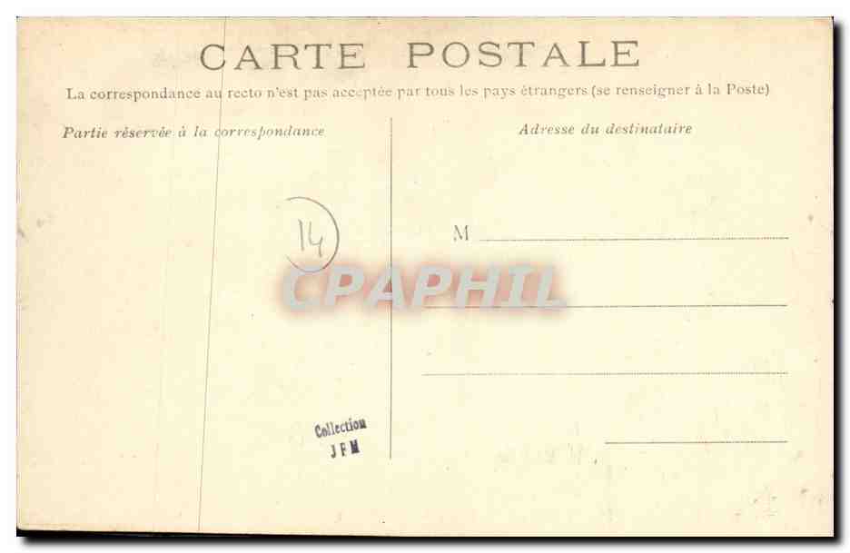 CPA Bonneville sur Touques Interieur de L Eglise — Rückseite