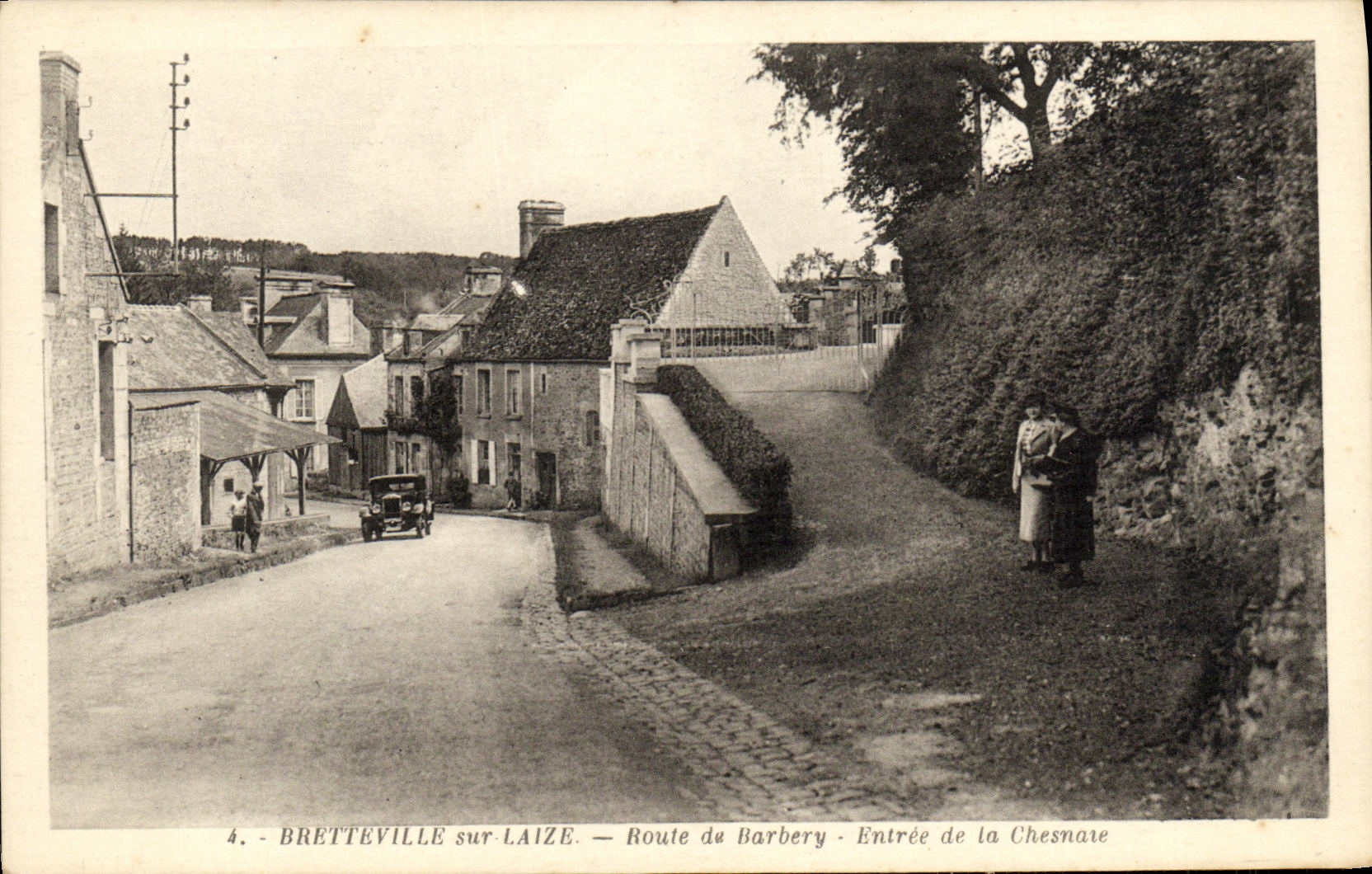 Bretteville-sur-Laize — Route de Barbery — Entrée de la Chesnaie