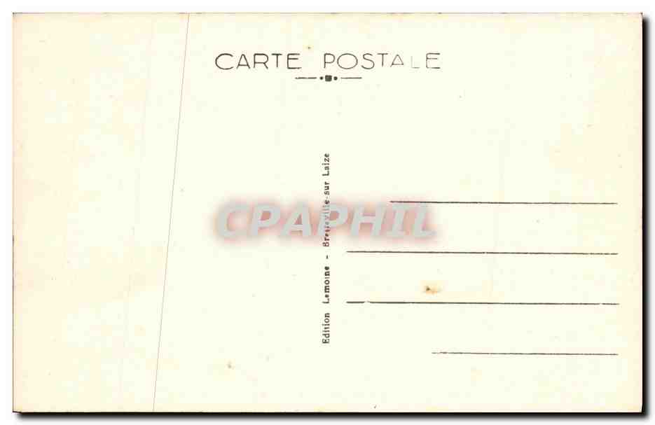 Bretteville-sur-Laize — Rue du Bief — Édition Lemoine — Verso
