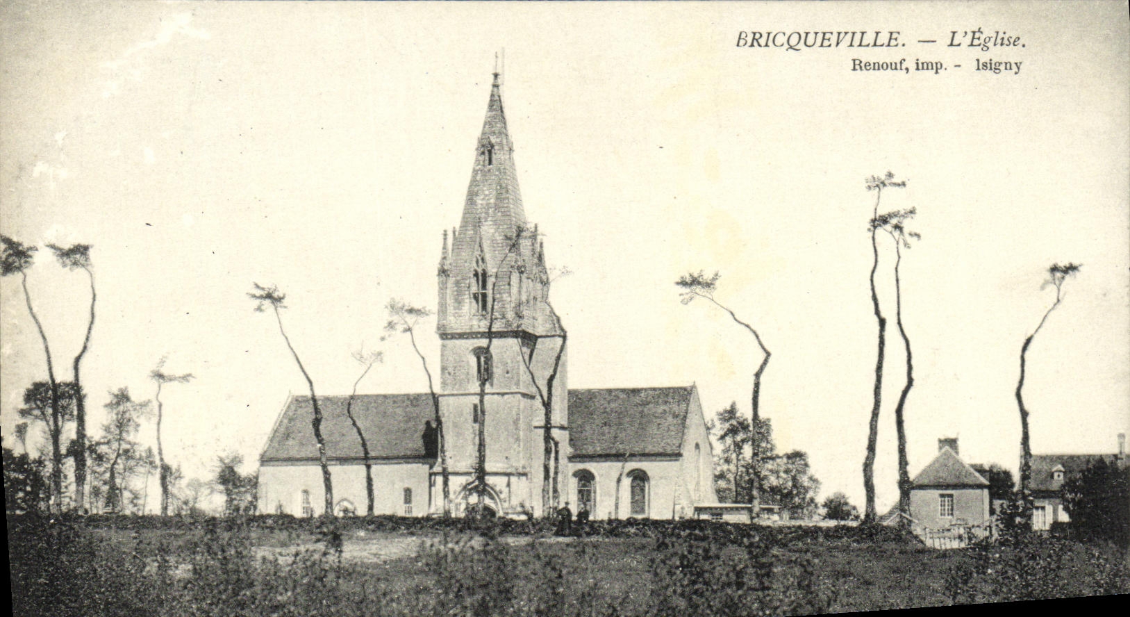 Bricqueville — L'Église — Renouf, imp. - Isigny - Recto