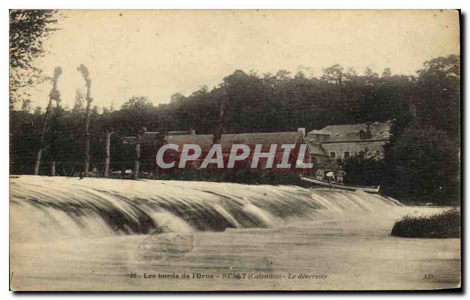 Die Ufer der Orne - Rubly (Calvados) - Der Spillway