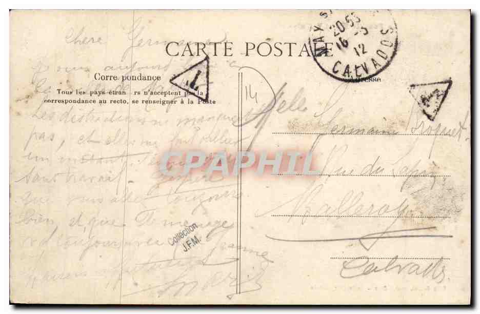 CPA Le Pont de Bully  — Rückseite