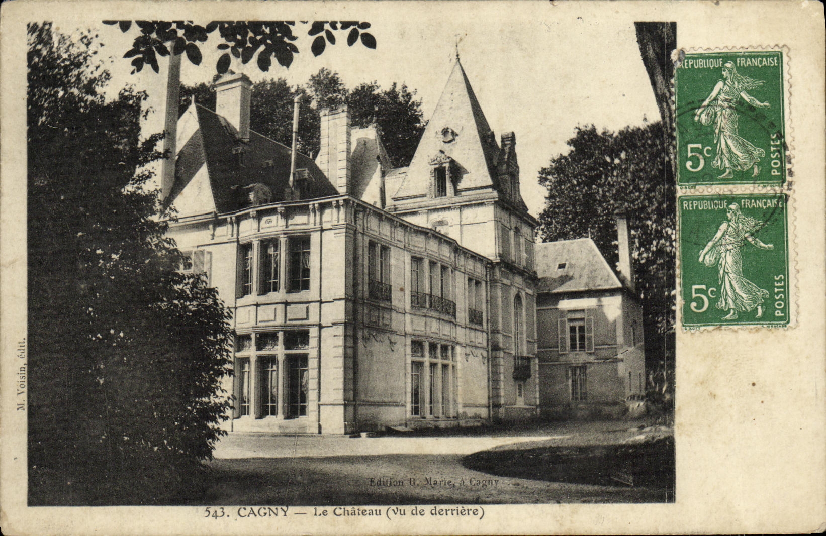 CPA Cagny Le Chateau