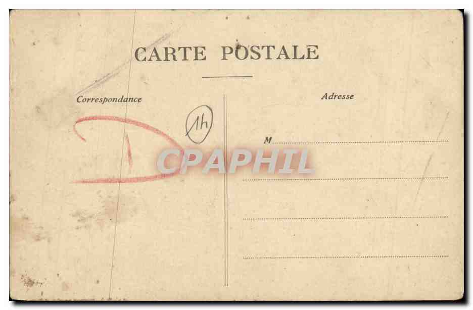 CPA Entree de Cagny Maison du Maire  — Verso