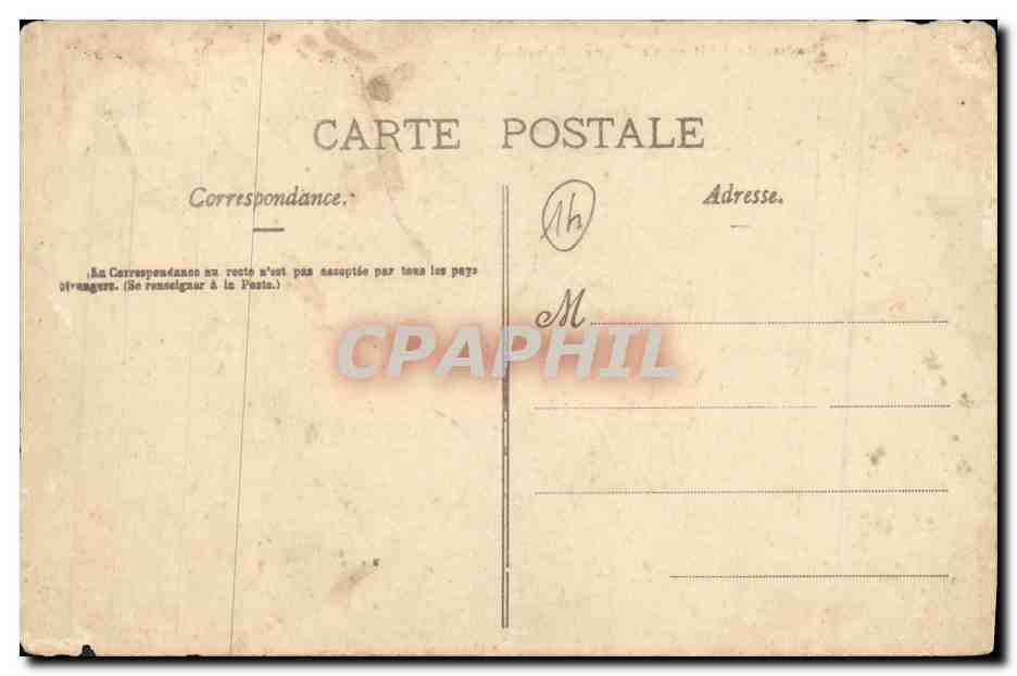 CPA Remises du Chateau de Cagny Automobile — Rückseite