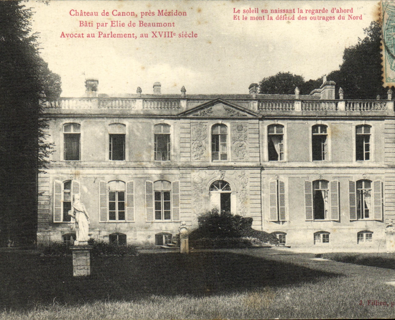 CPA Chateau de Canon pres Mezidon 