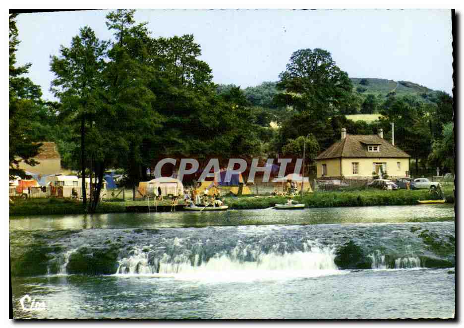 Le barrage et le camping à ClecY — Calvados — éditeur Combier Imprimeur