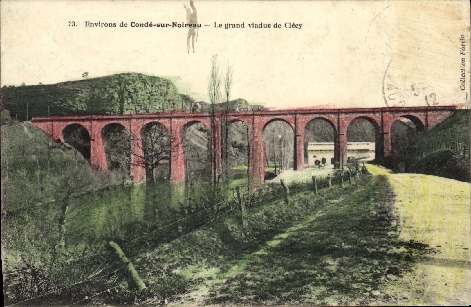 Um Condé-sur-Noireau — Der große Viadukt von Clécy — Sammlung Fortin