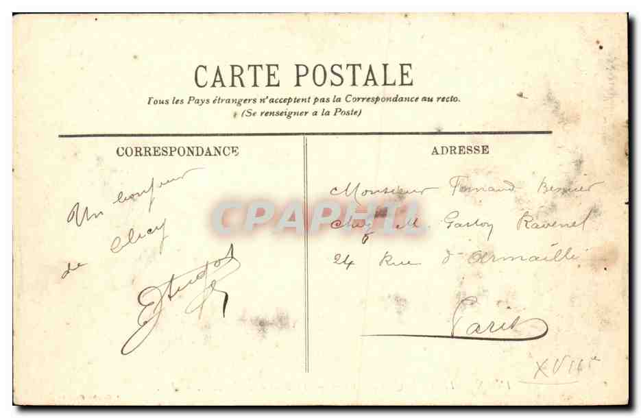 Clecy — Le Pont de la Bataille — LL. — Cliché Destine — Verso