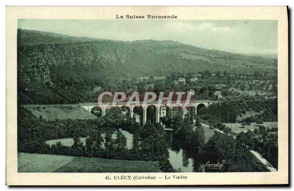 CPA Clecy Le Viaduc