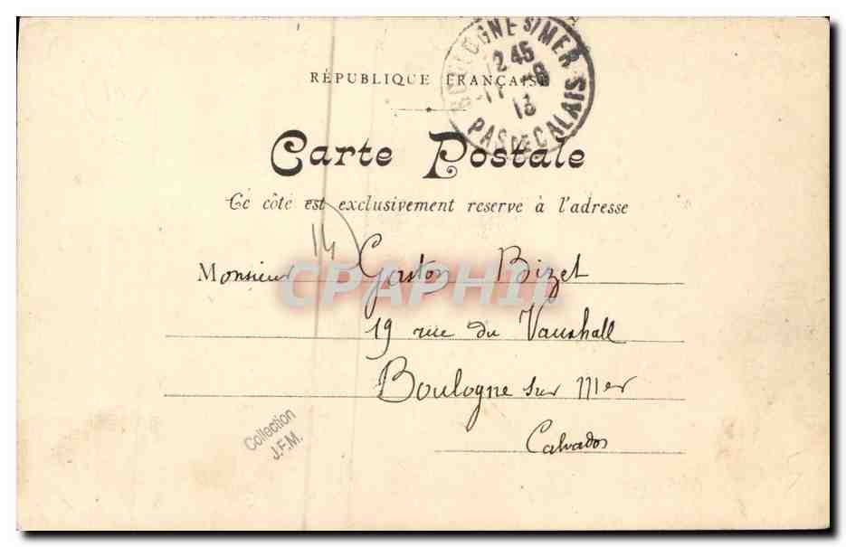 CPA Clecy Le tournant de Cantepie — Verso